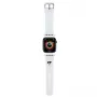 Karl Lagerfeld 3D gumený remienok Choupette Head pre Apple Watch 38/40/41mm - biely