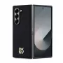 DKNY DKHMZFD6PSHRPSK puzdro so vzorom opakujúcich sa log Stack pre Samsung Galaxy Z Fold6 – čierna