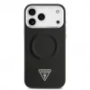 Guess puzdro Triangle Logo MagSafe pre iPhone 17 Pro Max (čierne)