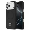 Guess puzdro Triangle Logo MagSafe pre iPhone 17 Pro Max (čierne)