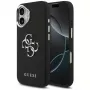 Guess Grained Big 4G Classic Logo puzdro pre iPhone 17, čierna