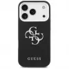 Guess Grained Big 4G Classic Logo puzdro pre Apple iPhone 17 Pro, čierna