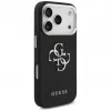 Guess Grained Big 4G Classic Logo puzdro pre Apple iPhone 17 Pro, čierna