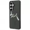 Puzdro Karl Lagerfeld IML KC Script MagSafe pre Samsung Galaxy S26, čierne