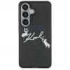 Puzdro Karl Lagerfeld IML KC Script MagSafe pre Samsung Galaxy S26, čierne
