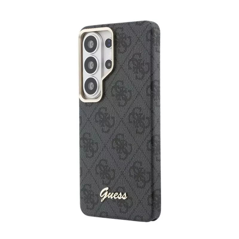 Guess 4G Script MagSafe puzdro pre Samsung Galaxy S26 Ultra (čierna)