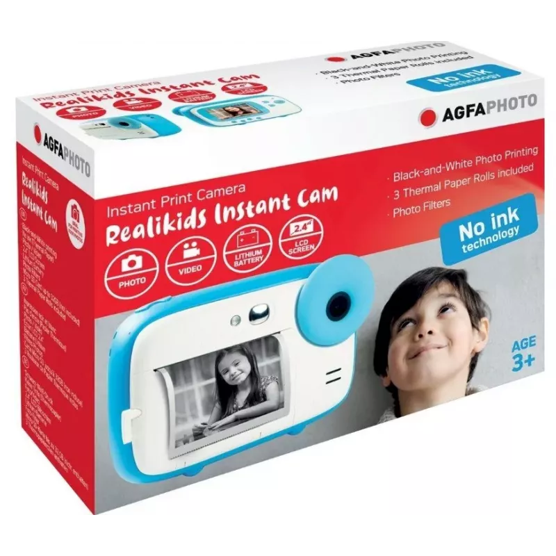 AGFAPHOTO Agfa Photo Reali Kids instantný fotoaparát modrý