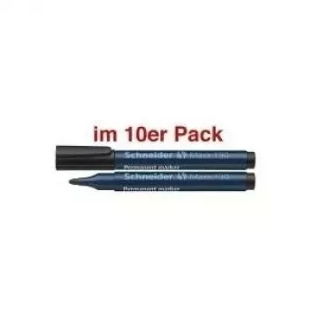 Schneider Maxx 130 permanentný marker čierny 1,0 - 3,0 mm, balenie 10 ks