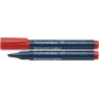 Schneider Pen Maxx 133 permanentný marker - červený - sekerový hrot - šírka čiary 1-4 mm