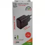 2GO ACV nástenná nabíjačka 100-240V 2x USB-C 3000mA čierna (797386)