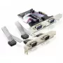 Longshine LCS-6320A paralelná radičová karta PCI Express x1 s 2 portami