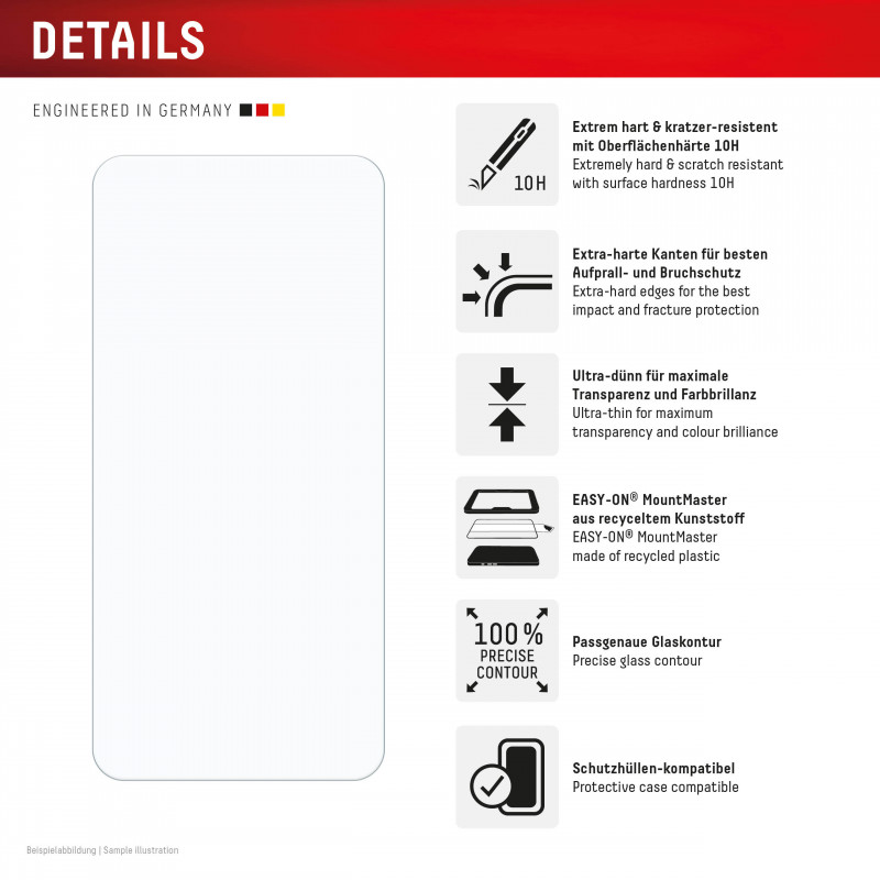 E.V.I. DISPLEX Real Glass MM + puzdro Samsung Galaxy S24/S25
