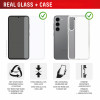 E.V.I. DISPLEX Real Glass MM + puzdro Samsung Galaxy S24/S25