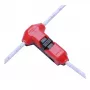 Synergy 21 LED FLEX Strip Easy Connect T-Shape konektor pre 1 linku červený