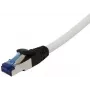 SYNERGY21 patch kábel RJ45, CAT6A 500MHz, 30m, biely, S/FTP, PUR (Superflex), Outdoor/Industrie, AWG26