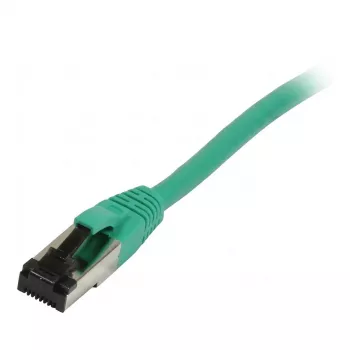 Synergy21 patch kábel RJ45, CAT8.1 2000MHz, 0,25m, zelený, S/FTP, TPE/LSZH (SuperFlex), AWG26