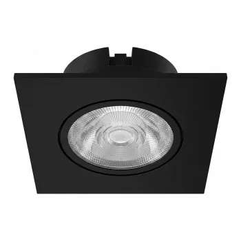 SYNERGY21 LED vstavané stropné svietidlo Helios čierna - štvorcové + otočné - neutrálna biela 4000K 5W 400lm