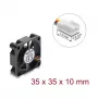Delock axiálny ventilátor 5 V DC, 35 x 35 x 10 mm čierny