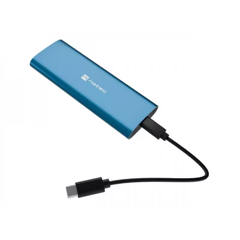 NATEC RHINO M.2 NVMe Lite externé SSD puzdro USB-C 3.2 Gen 2 Horizon Blue