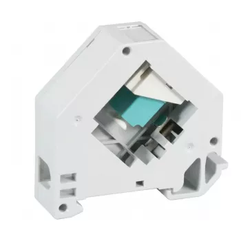EFB FTTH DIN lištový LC Singlemode adaptér, 2 porty, sivá