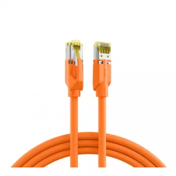 EFB RJ45 patch kábel Cat.6A S/FTP LSZH Draka UC900 TM31 oranžový 0,25m