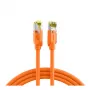 EFB RJ45 patch kábel Cat.6A S/FTP LSZH Draka UC900 TM31 oranžový 0,25m