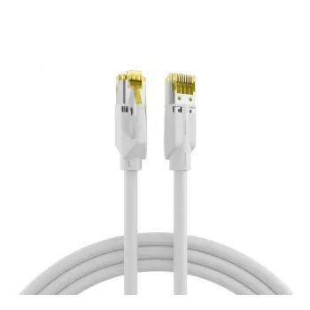 EFB-Elektronik RJ45 patch kábel Cat.6A S/FTP LSZH Draka UC900 TM31 biely 0,15m