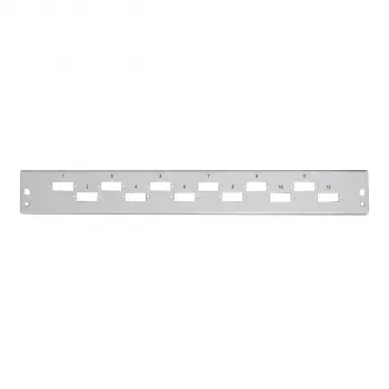 EFB predný panel 1U 24 SC Duplex horizontálne odsadený RAL7035
