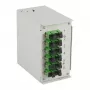 EFB DIN lištová box OS2 G652D 12xSC/APC pigtail odsadený 6x SC/APC Duplex spojka