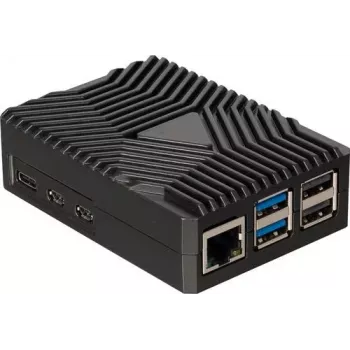 Joy-IT RB-AlucaseP5-09 SBC puzdro pre Raspberry Pi 5, hliník, čierne