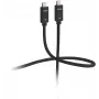 ShiverPeaks Flexline FL31-77025 Thunderbolt 3 kábel - USB-C konektor samec na USB-C konektor samec - 1 m - čierny - pozlátený - 40 Gbit/s