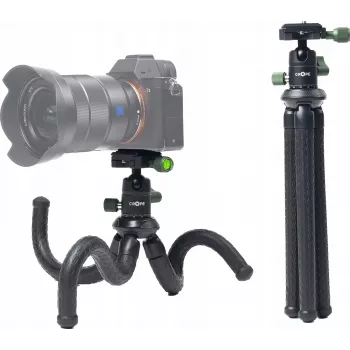 C-ROPE Creatorpod flexibilný statív s 360° guľovou hlavou 30cm čierny (CRP-CPD-BLK)