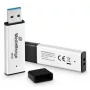 MEDIARANGE MR1899 USB 3.2 16GB pamäťový flash disk strieborný