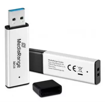 MEDIARANGE MR1900 USB 3.2 32 GB pamäťový flash disk USB 3.2 Gen 1 čierny bez krytu zasúvací