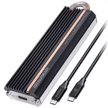 Graugear G-M208-20G puzdro na SSD, USB 3.2, podpora NVMe a SATA, 20 Gbit/s - čierne