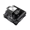 Akasa ALUCIA H6L M2 Low-Profile CPU chladič – 120 mm, čierny/modrý