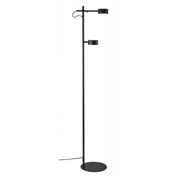 Luca podlahové LED svietidlo, 2x4W, čierne