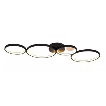 Ajacco CL21008C-4 LED stropné svietidlo, 36W, 3000K, Čierne