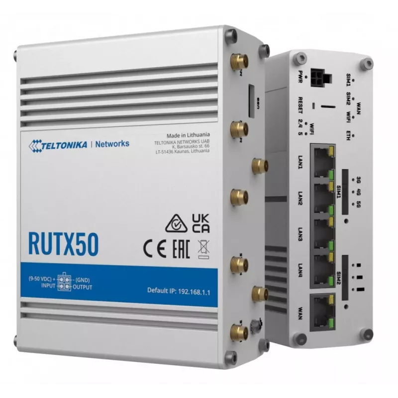 Teltonika RUTX50 priemyselný 5G router