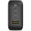 UNITEK GaN 4-port nabíjačka 100W PD 3.0 QC 3.0 čierna