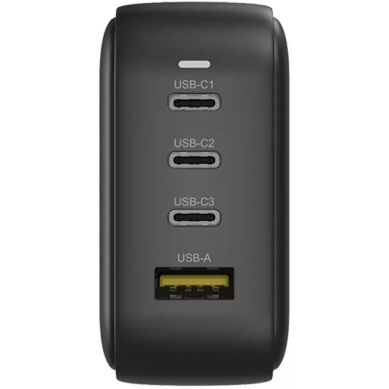 UNITEK GaN 4-port nabíjačka 100W PD 3.0 QC 3.0 čierna