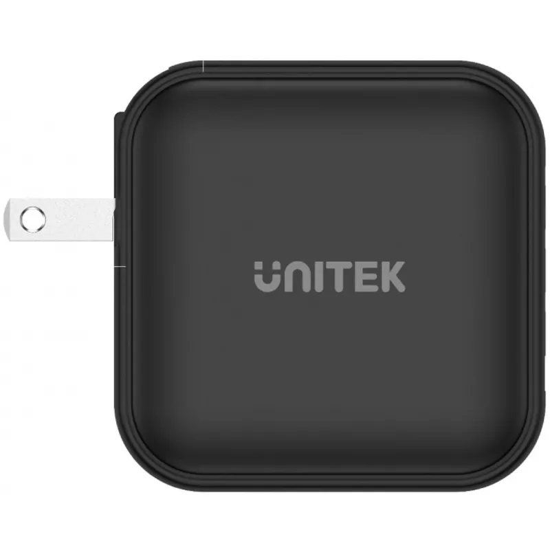 UNITEK GaN 4-port nabíjačka 100W PD 3.0 QC 3.0 čierna