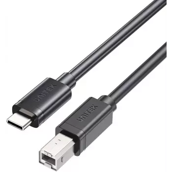 UNITEK USB-C na USB-B 2.0 tlačiarňový kábel 5m čierna