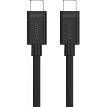 UNITEK USB-C na USB-C kábel 3m - čierny - USB 3.2 Gen 2 10Gbps 100W PD