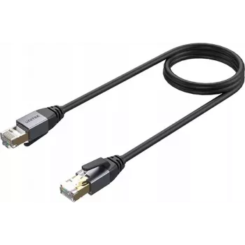 UNITEK Cat.8 S/FTP Ethernet patch kábel RJ45 LAN 20m čierny