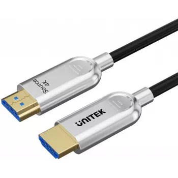 UNITEK aktívny optický HDMI 2.0 kábel 30m 4K 60Hz AOC