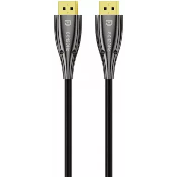 UNITEK 30m aktívny optický DisplayPort 2.1 kábel 8K 60Hz čierna