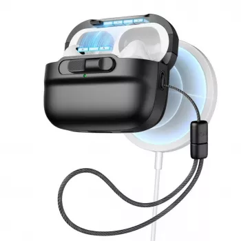 ESR Pulse HaloLock MagSafe puzdro pre Apple AirPods Pro 1/2, čierne