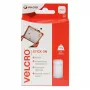 Samolepiace štvorčeky so suchým zipsom VELCRO VEL-EC60235, 25 x 25 mm, 24 sád, Biele