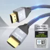 Wozinsky USB-C na USB-A kábel 1 m strieborný pletený nylon